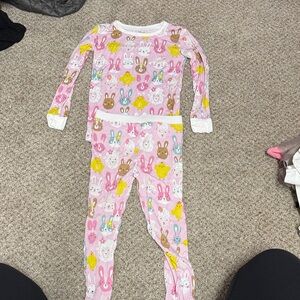 Little Sleepies Pink Bunny Pajama Set